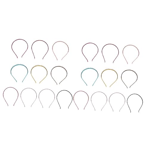 FRCOLOR 20 Stk Stirnband Stoff und Eisendraht Handgemachte Haarbänder Leichte Haaraccessoires Haarschmuck für Männer Meerjungfrau-Anhänger Tiara kreativer Kopfschmuck Kopfbedeckung von FRCOLOR