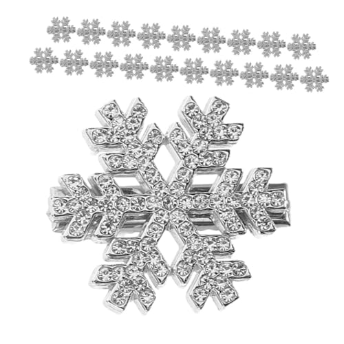 FRCOLOR 20 Stück Funkelnde Strass Haarclips aus Metall für Weihnachten Accessoires für und Mädchen für Partys und Sommer Am Strand von FRCOLOR