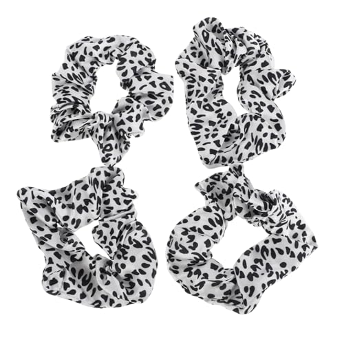 FRCOLOR 20 Stück Haargummi Mit Kuhmuster Damen Haarbänder Haar Pferdeschwanzhalter Damen Schleife Haargummi Damen Schal Für Haare Damen Schals Haarschleife Mädchen Haargummis von FRCOLOR