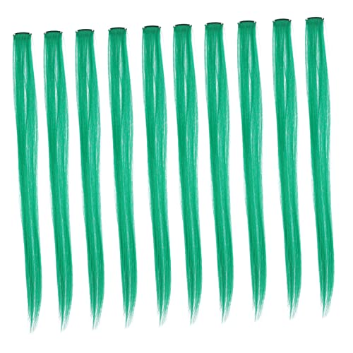 FRCOLOR 20 Stück Perücke Mädchen Haarschmuck Mädchen Haarspangen Farbige Haarspangen Haarverlängerungsklammern Mädchen Haarspangen Mädchen Lockiges Haarteil Farbige Haarverlängerung von FRCOLOR