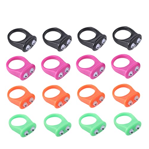 FRCOLOR 20 Stück Teiliges Halloween Finger Ring aus Langlebigem Kunststoff Lustige Kinderparty Requisiten mit Witzigem Augen Design für Jungen und Mädchen bei Indoor und Outdoor Festen von FRCOLOR