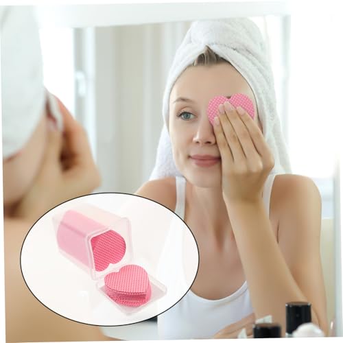 FRCOLOR 200 Blatt Nagelentferner Pads Herzförmig Rosa Box Fusselfreie Saugstarke Wattepads für Nagellackentfernung Praktisch und Platzsparend für Schnelle Maniküre Unterwegs von FRCOLOR