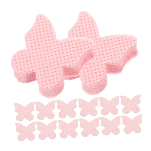 FRCOLOR 200 Blatt Nagelreinigungspads Herzform Fusselfrei Nagellackentferner Wattepads Nagelpflege Praktisch und Schnell für Reisen und Zuhause von FRCOLOR