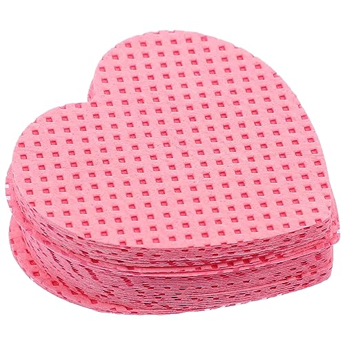 FRCOLOR 200 Blatt Nail Polish Remover Wipes Herzförmige Nagellackentferner Tücher in Rosa Box Super Saugfähig für Unterwegs Lösung für Schnelles Entfernen von Nagellack von FRCOLOR