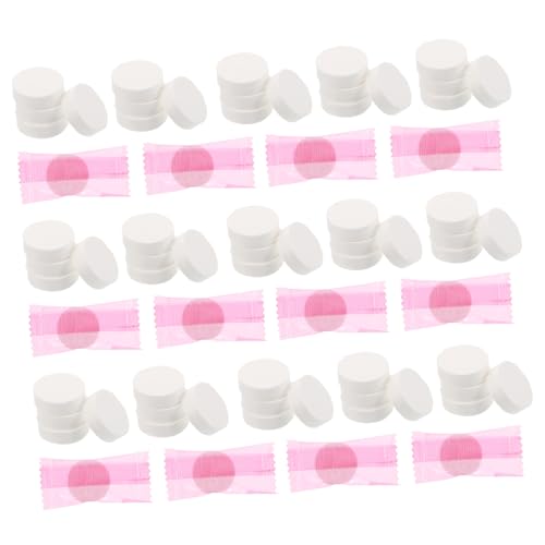 FRCOLOR 200 Stück Komprimierte Gesichtsmaske Ultraleichte Baumwolle Einweg Gesichtsabdeckungen für DIY Hautpflege Frauen Reise Hautpflege Maskenblätter Einzeln Verpackt von FRCOLOR