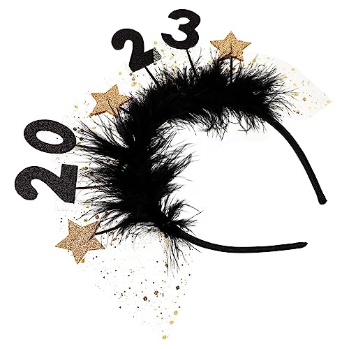 FRCOLOR 2023 Stirnband 2023 Nein Neues Jahr Kopf Bopper Star Boppers Stirnband Tiara Des Neuen Jahres 2023 Partyzubehör Für Das Neue Jahr Zinn Hut Männer Und Frauen Weihnachten Plastik von FRCOLOR