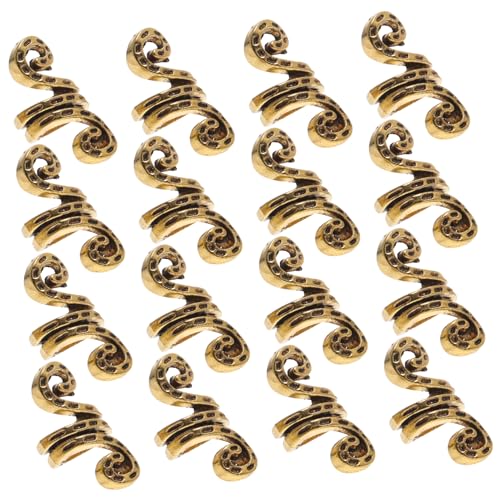 FRCOLOR 20stücke Dreadlock Haarschmuck Aus Spiral-haarmanschetten Für Zöpfe Und Haarverlängerungen Zubehör Für Damen Und Mädchen Diy Dekoration Für Dreads Und Flechtfrisuren von FRCOLOR