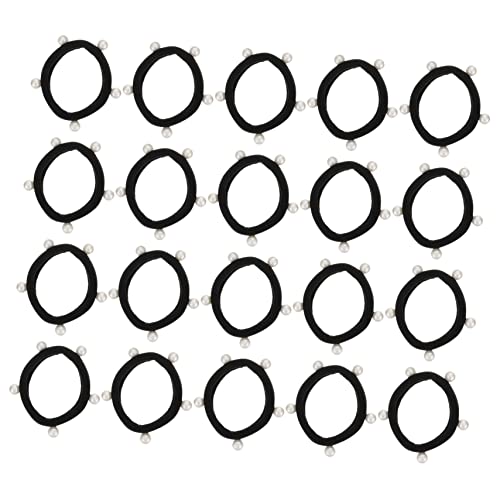 FRCOLOR 20stücke Elastische Perlen Haarbänder Formstabile Haarringe Mädchen Haarschmuck Für Alltag Und Party von FRCOLOR