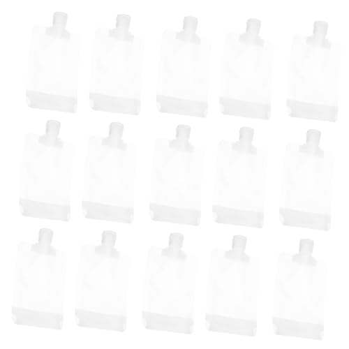 FRCOLOR 20st Packsack Wiederverwendbar Untertaschen Reise-bodylotion Reisebehälter Shampoo-quetschbeutel Wieder Auffüllbar Gepäck Kulturbehälter Für Die Reise Reiselotion Weiß Aufkleber von FRCOLOR