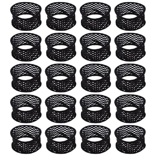 FRCOLOR 20st Pferdeschwanz-haargummi Haargummis Für Mädchen Fischnetz-haargummis Sportliche Haargummis Knusprige Haargummis Sport-haargummis Haarseil Haarbänder Nylon Elastisch Fräulein von FRCOLOR