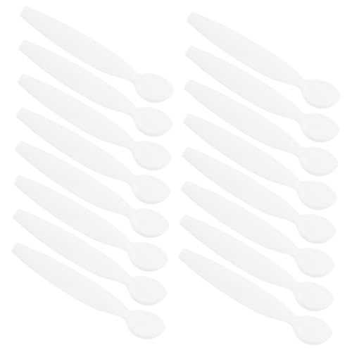 FRCOLOR 20st Spachtel Make-up Winziger Spatel Gesichtsspatel Hautpflege-spatel Make-up-spatel Make-up-spachtel-werkzeug Spachtel Für Make-up Make-up-löffel Schminkschaufel Spachtel Weiß Pp von FRCOLOR