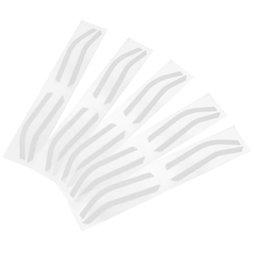 FRCOLOR 24 Paar Wiederverwendbare Silikon Augenbrauenschablonen Zum Formen Verstellbare Brow Mapping Aufkleber Zum Färben Von Augenbrauen Designvorlagen von FRCOLOR