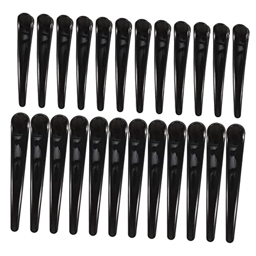 FRCOLOR 24stücke Haarspange Mit Zähnchen Aus Hochwertigem Material Robust Und Formstabil Wiederverwendbar Für Erwachsene Und Junge Mädchen Geeignet Schlichtes Schwarz-design Für Alltag Und von FRCOLOR