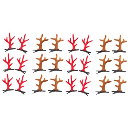 FRCOLOR Stk Haarspangen Weihnachtshaarschmuck Weihnachtshaarnadel Haarspange aus Hirschhorn Weihnachtsspangen Haarschmuck für Mädchen haarspange weihnachten weihnachts haarspange von FRCOLOR