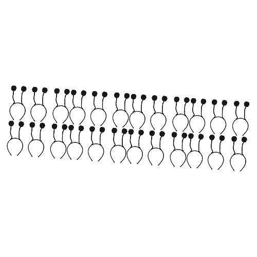 FRCOLOR 24 Stk Pelzknäuel-Stirnband haarschmuck haircharm masken kopfband Masken-Kopfband Kostüm Kopfbedeckung Honigbienen-Stirnband Kostümschmuck Cosplay-Kopf-Accessoire haarige Kugeln von FRCOLOR