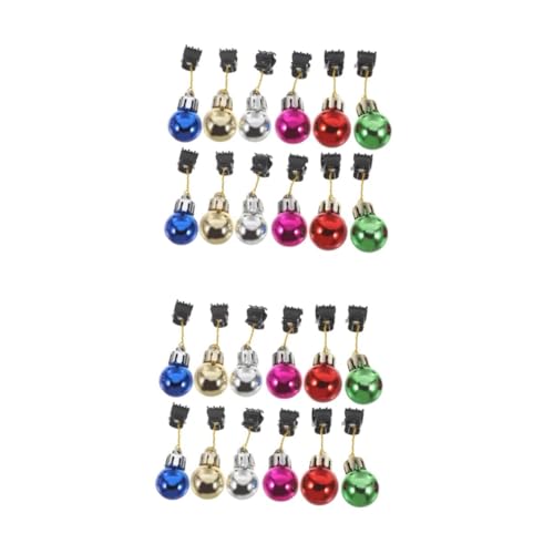FRCOLOR Stk weihnachtsclip bartschmuck weihnachtsdeko christmas tree ornaments christmas decoration Weihnachtsszenenverzierung weihnachtliche Bartclips weihnachtsclip bart von FRCOLOR