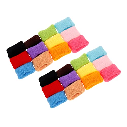FRCOLOR 24stücke Elastisches Sport Stirnband Für Männer Frauen Workout Training Fitness Jogging Laufen Schweißband Atmungsaktiv Tragbar von FRCOLOR