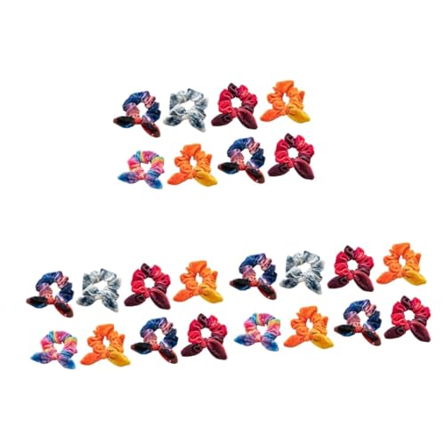 FRCOLOR 3er-set Stilvolle Haargummis Für Damen Elastische Haargummis Aus Satin Pferdeschwanzhalter Modisches Accessoire Für Schuluniformpartys 8 Stück X 3 von FRCOLOR