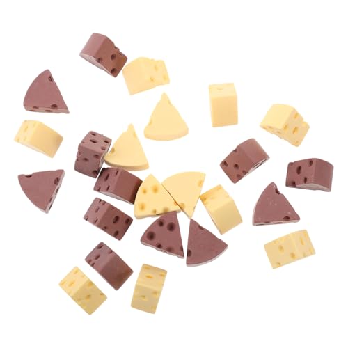 FRCOLOR 24 Stück Teiliges Miniatur käse Resin Charms Realistische DIY Schmuckanhänger für Haarclips und Handyhüllen Gelb schokoladenfarbene Mikro landschaftsornamente Handwerkliche FRCOLOR 24 Stück Teiliges Miniatur käse Resin Charms Realistische DIY Schmuckanhänger für Haarclips und Handyhüllen Gelb schokoladenfarbene Mikro landschaftsornamente Handwerkliche von FRCOLOR