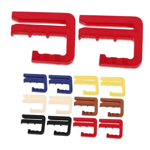 FRCOLOR 24 Stück Teiliges Taillenband-engsteller Abnehmbare Hosenschnallen Verstellbare Taillenclips für Jeans Röcke Hosen Kleider Einsetzbar Langlebig Installieren Kompakt von FRCOLOR