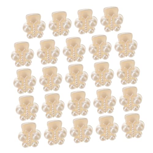 FRCOLOR 24stücke Perlen Haarspangen Schmetterlinge Und Blumen Clips -clips Haarschmuck Für Frauen Und Mädchen von FRCOLOR