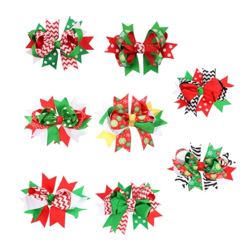 FRCOLOR 24stücke Teiliges Weihnachts-haarschleifen Clips Für Mädchen Festliche Haaraccessoires Mit Schleifen Für Weihnachtsfeiern Und Tägliches Tragen von FRCOLOR