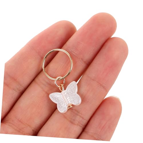 FRCOLOR 28 Stück Teiliges Set Butterfly Dreadlock Ringe Vielseitige Haarclips für Zöpfe und Dreadlocks Einfach Anzubringen Sicher für Haare für Festival und Party Haarschmuck von FRCOLOR