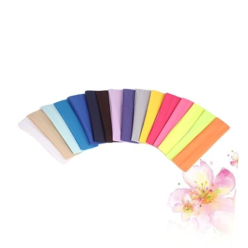 FRCOLOR 28stücke Elastische Stirnbänder Für Damen Sport-haarband Yoga-stirnbänder Make-up-hilfe Kopfbedeckung Zum Duschen Gemischte Farben von FRCOLOR
