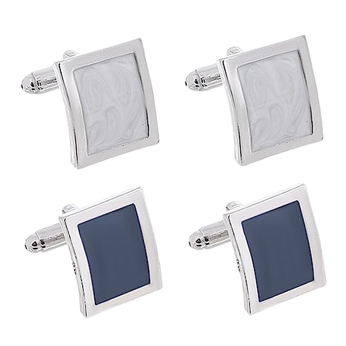 FRCOLOR 2Paare Herren Manschettenknöpfe Legierungs Hemdknöpfe für Anzüge Stilvolle Cufflinks für Hochzeiten Formelle Anlässe Geschäftliche Kleidung Zeitloses Design FRCOLOR 2Paare Herren Manschettenknöpfe Legierungs Hemdknöpfe für Anzüge Stilvolle Cufflinks für Hochzeiten Formelle Anlässe Geschäftliche Kleidung Zeitloses Design von FRCOLOR