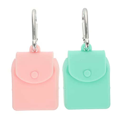 FRCOLOR 2stücke Silikon-münztasche Mit Haken Wechseltasche Zur Aufbewahrung Von Münzen Praktisch Und Robust Passt in Jede Tasche Oder Tasche von FRCOLOR