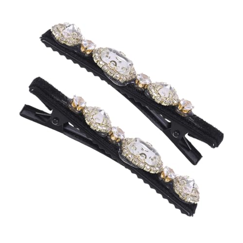 FRCOLOR 2stücke Haarspange Mit Strass Alligator Haarclips Dekorative Glitzer Spangen Für Damen von FRCOLOR