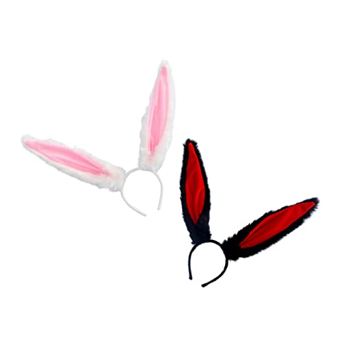 FRCOLOR 2stücke Häschen Ohren Stirnbänder Tier Haarreifen Dekoration Party Kostüm Foto Requisiten von FRCOLOR