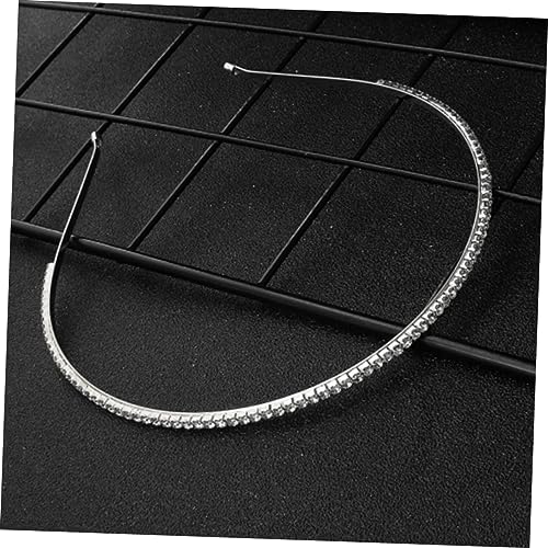 FRCOLOR 2st Kopfbedeckungen Für Die Braut Funkelndes Stirnband Schmuck Stirnband Hochzeit Kopfschmuck Haarbänder Aus Kristall Diamantschmuck Für Frauen Fräulein Pailletten Einfach von FRCOLOR