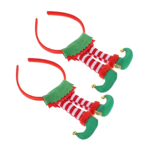 FRCOLOR 2St Kopfbedeckung für ältere Hosenbeine Kostüme für Erwachsene Krippenkostüme für weihnachtsverkleidung weihnachts verkleidung weihnachtsdeko Weihnachtshaarreifen Haarband von FRCOLOR