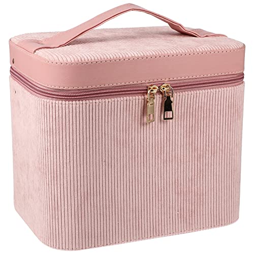 FRCOLOR 2st Kosmetik Koffer Mit Großer Kapazität Schminktasche Groß Kosmetikkoffer Kosmetik-Organizer-Tasche Hängender Make-up-Organizer Aufbewahrungstasche Einfach Cord Hülse Fräulein von FRCOLOR