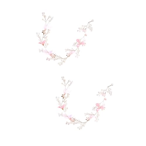 FRCOLOR 2St Perlen Stirnband wedding hair accessories haarreif rosa Haarschmuck für Brautjungfern Perlenhaarspangen rosa Haargummi Tiara Haarbänder hochzeit kopfschmuck Braut Kopfschmuck FRCOLOR 2St Perlen Stirnband wedding hair accessories haarreif rosa Haarschmuck für Brautjungfern Perlenhaarspangen rosa Haargummi Tiara Haarbänder hochzeit kopfschmuck Braut Kopfschmuck von FRCOLOR