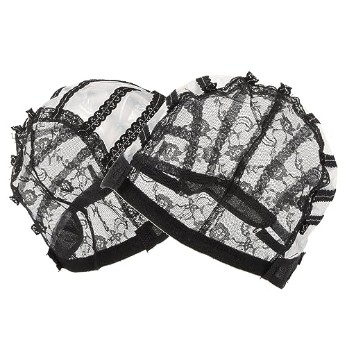 FRCOLOR 2stücke Perückennetzkappen Mesh Caps U-förmige Perückennetzkappen Perückennetzabdeckung Haarnetz Für Perücke Zum Herstellen Von Perücken Spitzennetzkappen von FRCOLOR