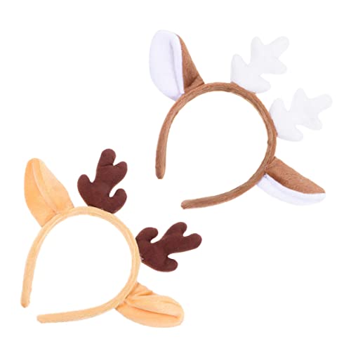 FRCOLOR Weihnachten Haar Zubehör Set 2 Pack Von Geweih Haarband Party Haar Decor Für Baby Mädchen von FRCOLOR