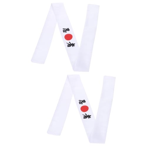 FRCOLOR 2St Stirnband mit Ninja-Print japanisches kopfband kinder stirnband Hachimaki-Stirnband Krawatten für Herren Krawatten für Männer Hijab japanisches Sushi-Koch-Stirnband Mode binden von FRCOLOR