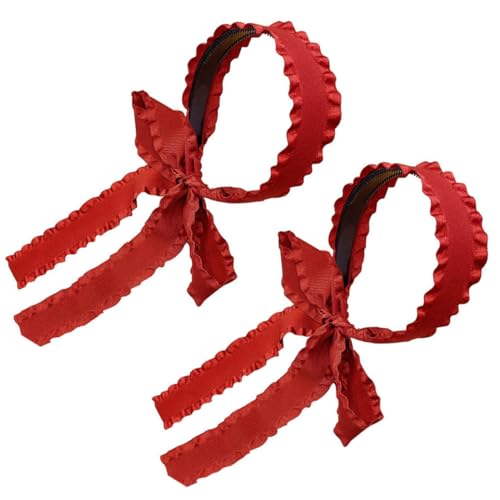 FRCOLOR 2stücke Pack Damen Stirnbänder Band Schal Haarband Band Haarreifen Damen Haaraccessoires von FRCOLOR