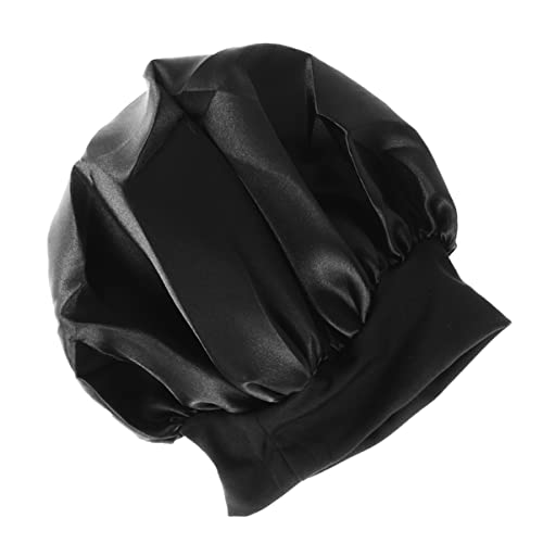 FRCOLOR Hochelastisch – 2er-pack Satin-schlafmütze Mit Breiter Seite Haarhaube Für Damen Schlafmütze Für Frauen Chemotherapie-haarkappe von FRCOLOR