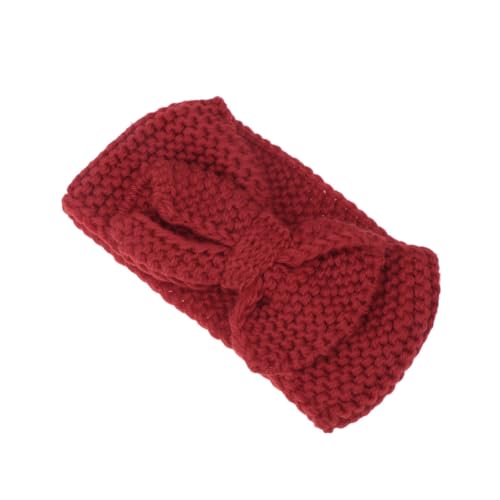 FRCOLOR 2st Ohrenwärmer Stirnband Frauen Winter Bogen Stirnband Für Frauen Winter Geflochtenes Stirnband Grobstrickstirnbänder Frauen Bowknot-ohrwärmer Mädchen Großer Bogen Ohrring von FRCOLOR