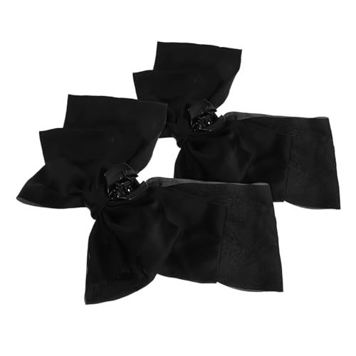 FRCOLOR 2stücke Große Schleifen Haarspangen Für Damen Mit Satin Finish Rutschfeste Haarklammern Als Pferdeschwanz-dekoration Haarschmuck Für Mädchenfrisuren von FRCOLOR