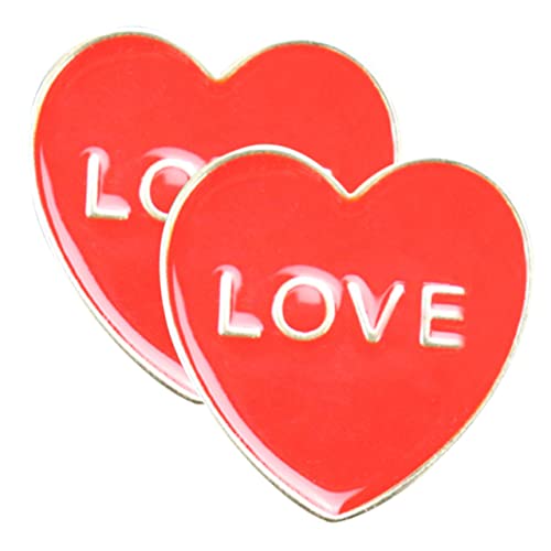 FRCOLOR 2Stücke Herz Broschen Für Kleidung Metall Anstecknadeln Valentinstag Langlebige Dekoration Für Schals Hüte FRCOLOR 2Stücke Herz Broschen Für Kleidung Metall Anstecknadeln Valentinstag Langlebige Dekoration Für Schals Hüte von FRCOLOR