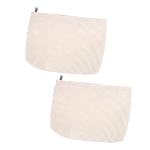 FRCOLOR 2stücke Reise-Make-up-Organizer Mit Reißverschluss Aufbewahrungstasche Für Damen Platzsparendes Design Für Make-up Und Toilettenartikel Kosmetiktasche Für Reisen Und von FRCOLOR