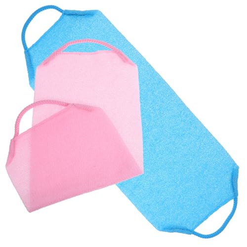 FRCOLOR 2stücke Rücken Peeling-badewäscher Duschschrubber Für Körper Badetuch Peeling-waschlappen Für Männer Und Frauen Badeschrubber Für Körperreinigung von FRCOLOR