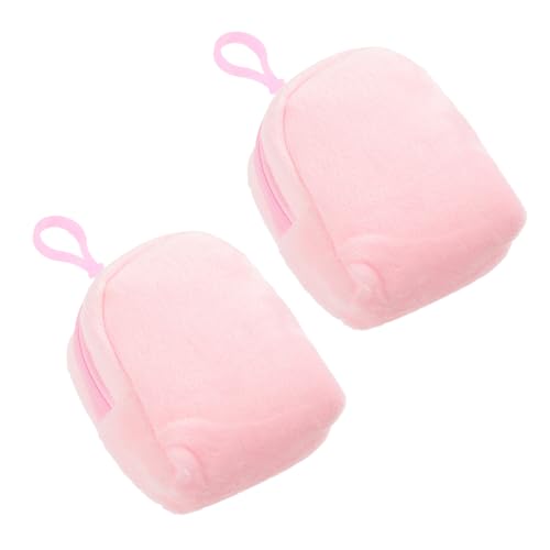 FRCOLOR 2stücke Süße Plüsch Geldbörse Kleine Mädchen Tasche Niedliche Plüsch Tasche Mit Schlüsselanhängern Geldbörse Kleine Süße von FRCOLOR