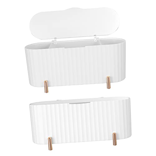 FRCOLOR Make-up-organizer-box – Aufbewahrungsbox Für Lippenstift Wattestäbchen Toilettenartikel-organizer Perfekt Als Heimdekoration von FRCOLOR