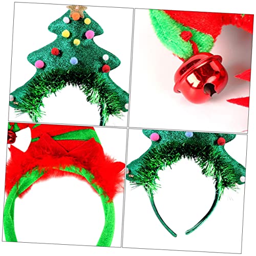 FRCOLOR 2er Set Weihnachts Clown Haarreifen Mit Glöckchen Lustige Kopfbedeckung Für Partys Karneval Und Festliche Auftritte Zufällige Designs von FRCOLOR