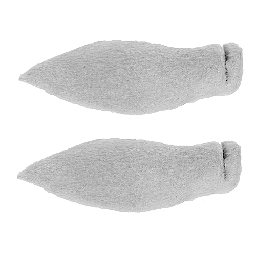 FRCOLOR 2paare Deer Ear Haarschmuck Zubehör Für Kostümpartys Und Festivals Graue Kunstfell Ohren Stirnband Für Kreative Looks Und Unvergessliche Erlebnisse von FRCOLOR